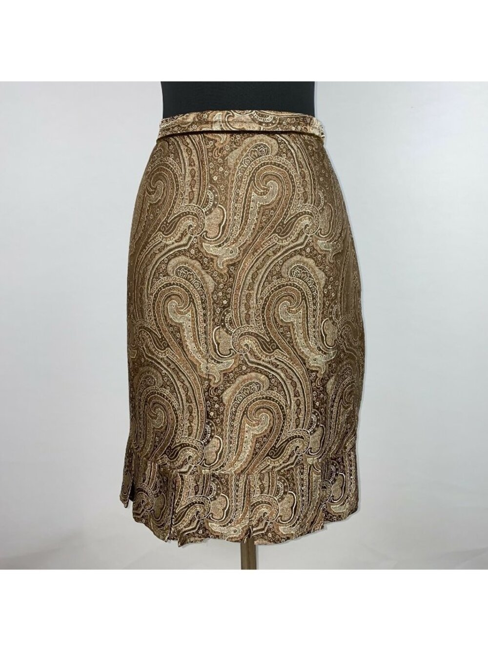The Limited Straight Pencil Skirt Womens 8 Paisley Abstract Work Vintage Style